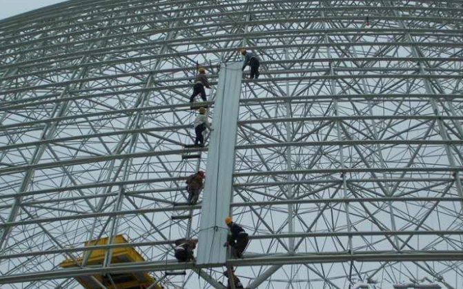 通州网架装配好以后应当留神哪八项验收事件