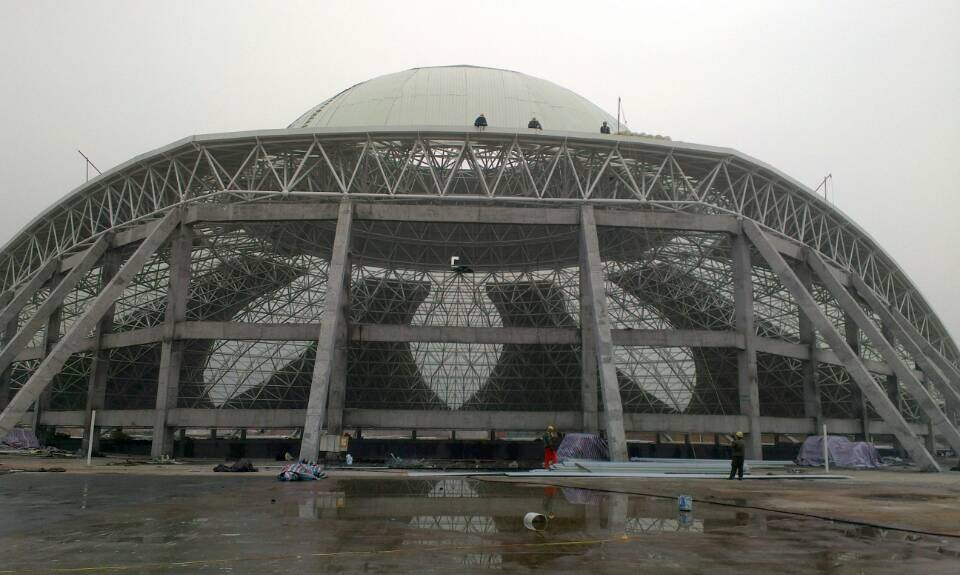 通州温泉馆网架工程